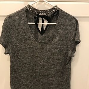 Generation Love Charcoal Gray Top